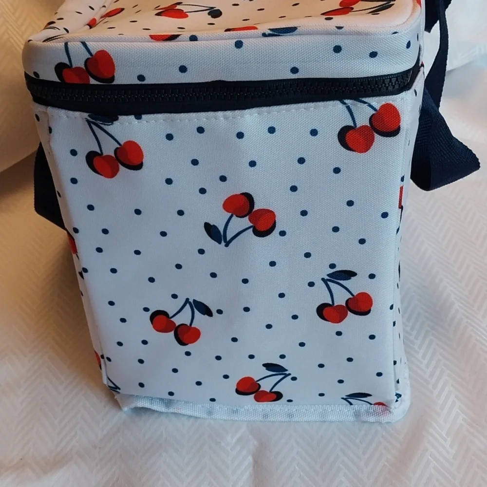 NWT Kate Spade Cherry Dot Print Cooler Bag